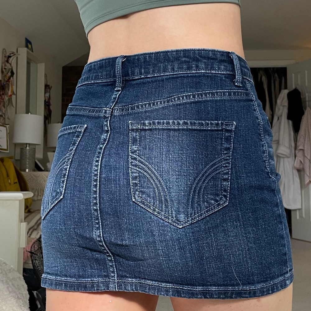 Hollister Denim Mini Skirt - Picture 3 of 6